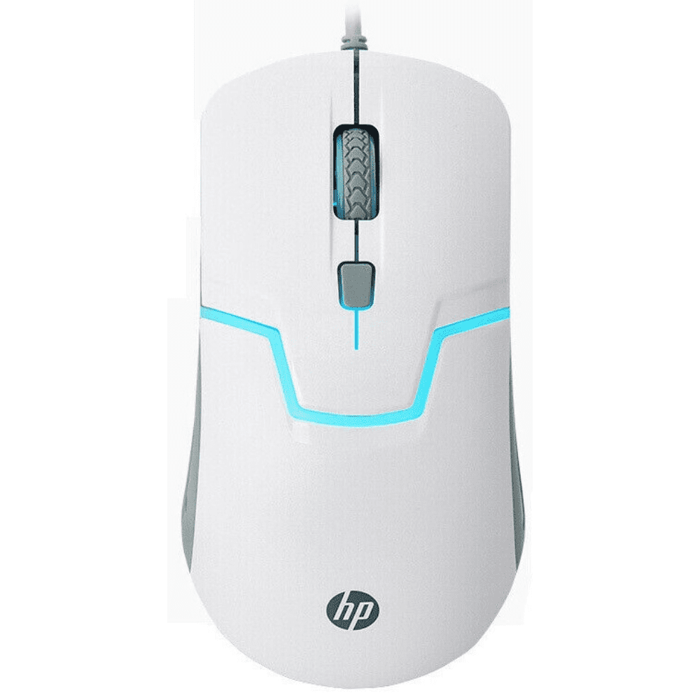 HP M100 Wired Gaming Optical Mouse, White Enhance your gaming